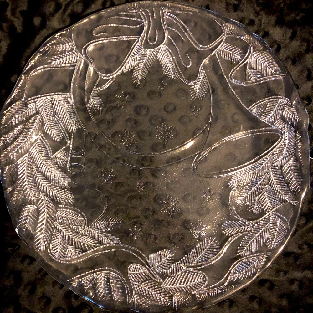 Vintage Pilgrim Glass Platter